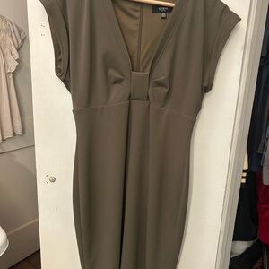 GUESS Khaki Midi Dress